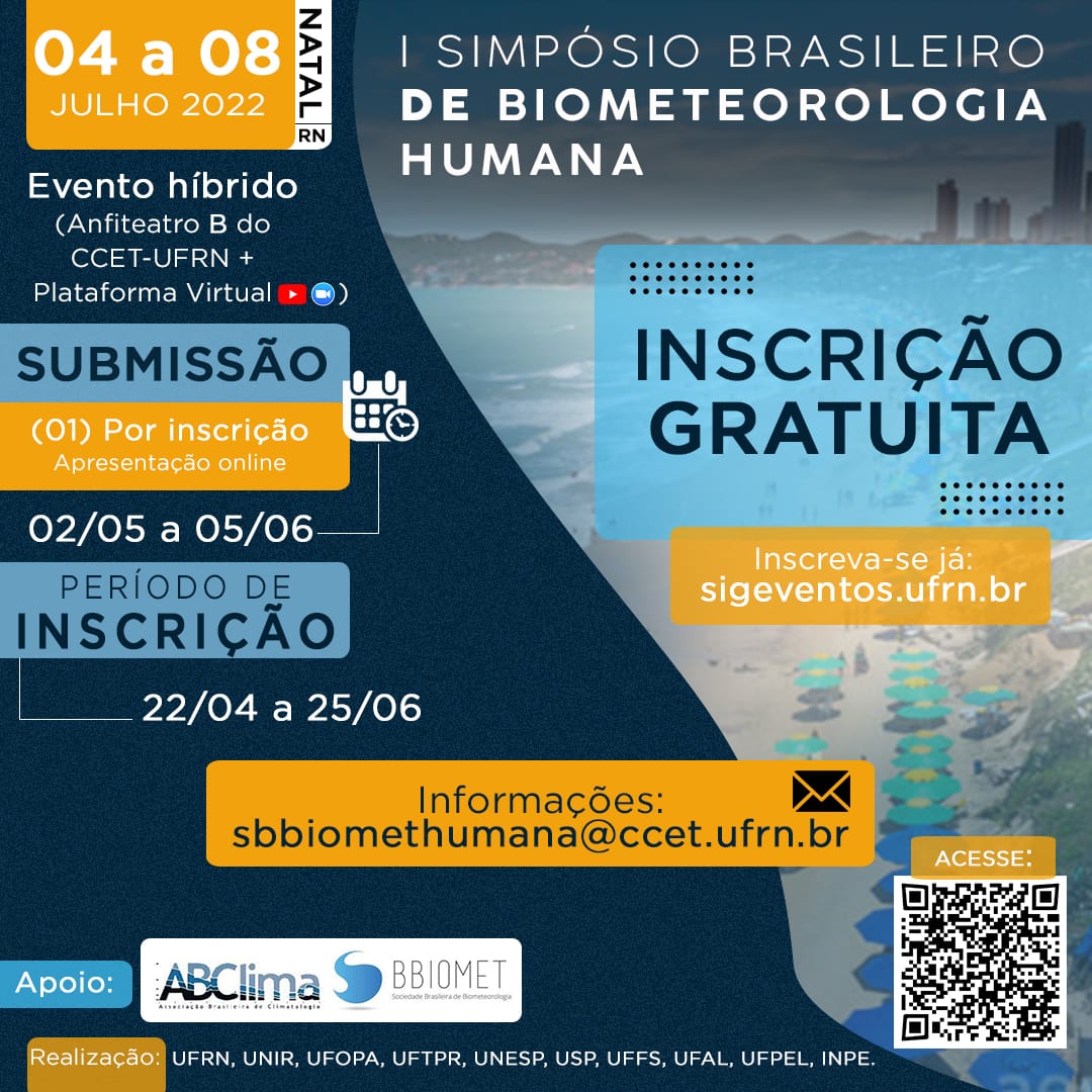 Simpósio Brasileiro de Biometeorologia Humana 2022