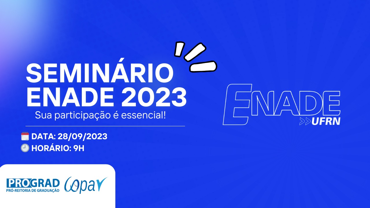 SEMINÁRIO ENADE 2023
